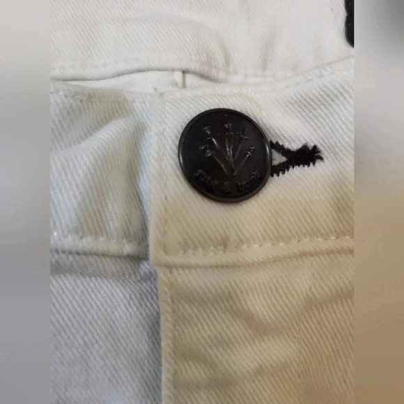 Rag & Bone High-Rise Slim Straight Leg Jeans(24) - Picture 8 of 14